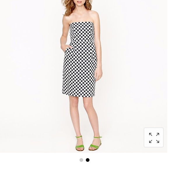 J. Crew Dresses & Skirts - J. Crew great dress! Ella “Pop Art polka dot” 4
